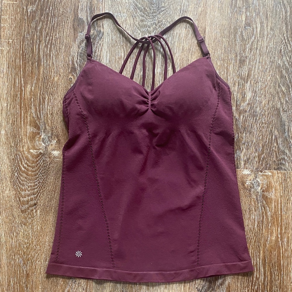 Athleta Strappy Berry Camisole Swim or Workout Tank